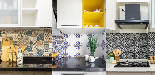 Keramik Dinding dengan Motif Klasik